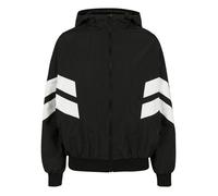 Parka femme - URBAN CLASSICS - Crinkle Batwing - Noir - Multisport - Grandes tailles XXL