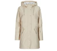 ONLY Onlsally Imperméable OTW Noos Manteau, Oatmeal/détail : Teddy Blanc, M Femme