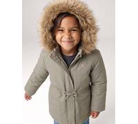 Parka fille 3 en 1 hiver à capuche sauge 5A