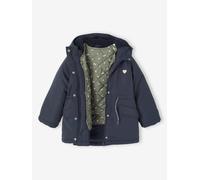 VERTBAUDET Parka à capuche 3 en 1 fille parka + veste matelassée marine 12A