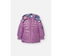 Parka fille en tissu technique réversible avec des fleurs multicolore 24M(86CM)