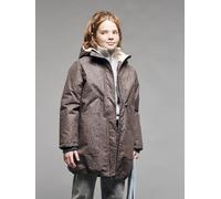 Parka fille léopard doublée sherpa marine 9A