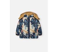 Parka garçon réversible tissu technique bleu 3A