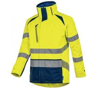 Parka haute visibilité imperméable et rétroréfléchissante LONG LIFE - jaune XL T2S
