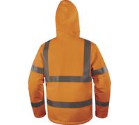 PARKA HAUTE VISIBILITE POLYESTER STRETCH MECANIQUE - IMPER-RESPIRANT DELTA PLUS - AREHVOR 48/50 (M)