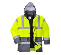 Parka Haute Visibilité Portwest Bicolore Traffic - Jaune/Noir 3XL