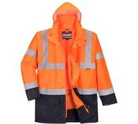 Parka haute visibilité PORTWEST S7663XLOrange/Marinetaille G