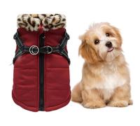 Parka haute visibilité pour chiot - Doudoune matelassée isolée, fermeture