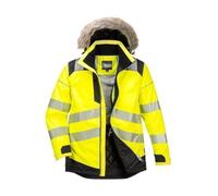 Parka hiver HV PW3 Jaune et Noir - Portwest M