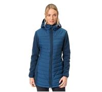 Parka hybride pour femme VAUDE Skomer - Dark Sea - Coupe-vent et écologique 40