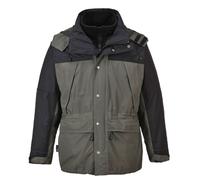 Parka imperméable 3 en 1 respirante Portwest Orkney Gris L