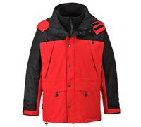Parka imperméable 3 en 1 respirante Portwest Orkney Rouge XL