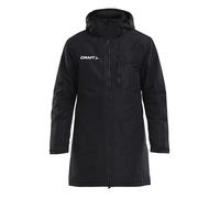 Parka isolée Craft noire pour hommes XXL