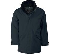Kariban Parka Doublure MATELASSÉE - Dark Grey, L, Homme
