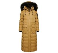 Superdry Mf Faux Fur Hooded Jacket Marron M Femme