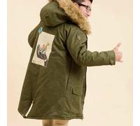 Parka Longue Et Chaude Mixte - Rock & Peace Kaki 16A