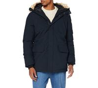 Parka Mi Longue À Capuche Schott - Bleu - Xl