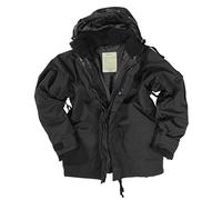 Mil-Tec Wet Protection, veste en textile M Noir Noir