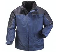 Euro Protection-Parka 4 en 1-Ripstop 100 % polyester et PVC étanche. 8 poches différentes couleurs., Multicolore