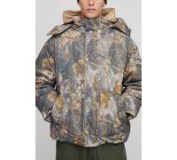 Parka oversize à capuche à imprimé camouflage homme - S, camo