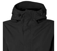 Parka pluie chaud et élégant noir pour femmes Mosse Basil - Noir jais / M