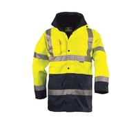 Parka polyester 4 en 1 HI-VIZ HI-WAY jaune/gris TXL - EURO PROTECTION - 70592