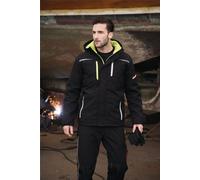 Parka professionnelle softshell Terrax Workwear taille XL noir/lime TERRAX