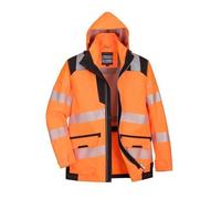 Parka PW3 Hi-Vis 5-en-1 orange - Portwest XL