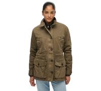 Superdry Dropped Waist Jacket Marron M Femme