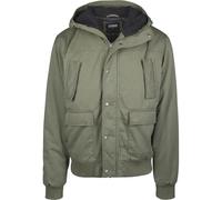 Parka Urban Classic hooded cotton Vert M