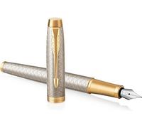 Parker 1931684 Parker stylo plume PARKER IM Prem. Warm Silver F bleu