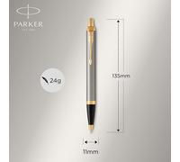 Stylo à bille PARKER 1975559 - Bleu - Moyenne - Rechargeable - Non Effaçable
