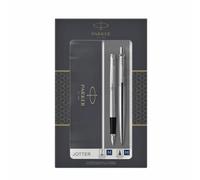 Parker 2093258 Ensemble De Stylos Noir, Argent 2 Pièces