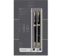 PARKER 2093371 PARKER Schreibgeräte-Set SONNET Black Lacquer G.C.