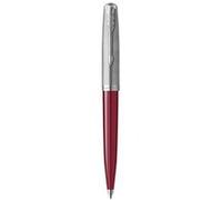 Parker Pens - Stylo bille Parker 51 - bordeaux, chromés, pointe moyenne, recharge noire, écrin