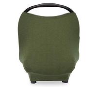 Parker Baby 4 in 1 Car Seat Cover for Girls and Boys - Stretchy Carseat Canopy, Nursing Cover, Grocery Cart Cover, High Chair Cover -"Pine"