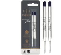 Parker Ballpoint Pen Refills Medium Point Black QUINKflow Ink 2 Count Blac