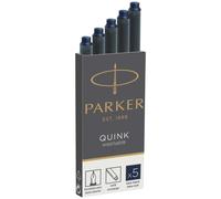 PARKER Cartouche d'encre QUINK noir-bleu 5 pièces