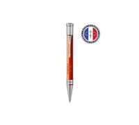 PARKER Duofold Stylo bille, Big Red Vintage, Recharge noire pointe moyenne, Coffret cadeau