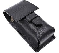 Parker Étui de voyage en cuir pour blaireau de rasage (Noire)