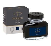 Parker Pens Flacon d'encre QUINK pour stylo plume – encre bleue/noire 57 ml