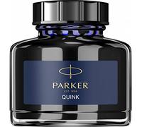 Parker flacon d'encre pour stylo plume, encre bleue/noire QUINK, 57 ml
