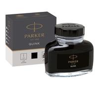 Parker flacon d'encre pour stylo plume | encre noire QUINK | 57 ml