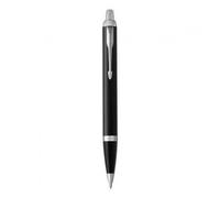 Parker- Im Ballpoint Black Chrome Trim Medium Point Blue Pen