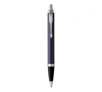 Parker- Im Ballpoint Blue Chrome Trim Medium Point Blue Pen