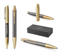PARKER IM Pioneers GT Limited Edition Stylo à bille et stylo roller avec gravure | Stylo de qualité supérieure | Boîte cadeau | Cadeau personnalisé | Anniversaire