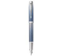 PARKER IM Premium Polar, Stylo plume, Dégradé de gris, plume moyenne, encre bleue, Coffret cadeau Gris G