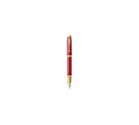 PARKER IM PREMIUM Stylo plume, Rouge, Plume fine, encre bleue, Coffret cadeau