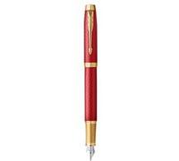 Stylo Plume - Parker - Im Premium - Rouge - Plume Fine - Coffret Cadeau