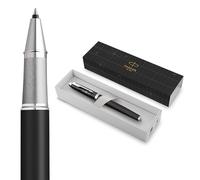 Parker IM Premium Stylo Roller | Collection Legacy of Flight | Finition Chrome | Pointe Fine | Encre Noire | Boîte Cadeau